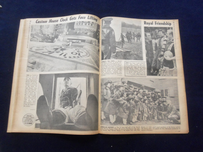 1965 NOV 20 BOSTON RECORD AMERICAN NEWSPAPER-MAYOR DEFENDS POVERTY CORPS-NP 6305