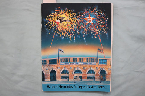 1993 QUAD CITY RIVER BANDITS YEARBOOK - AUTOGRAPHS - CESAR CEDENO - K 3405