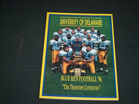 1996 UNIVERSITY OF DELAWARE FOOTBALL MEDIA GUIDE - J 3856
