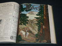 1929 NOV-1930 OCT TRAVEL MAGAZINE BOUND VOLUME - GREAT COVERS - KD 5991