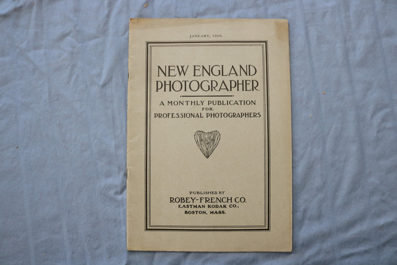 1918-1919 NEW ENGLAND PHOTOGRAPHER MAGAZINE - LOT OF 5 - O 3834