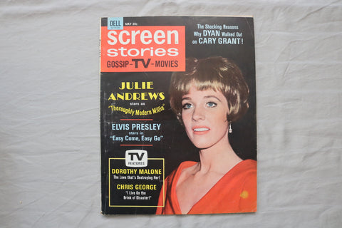 1967 MAY SCREEN STORIES MAGAZINE - JULIE ANDREWS COVER - E 19928