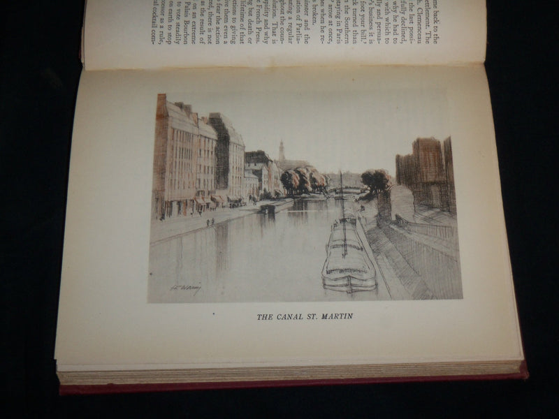 1920 A BOOK ABOUT PARIS HARDCOVER BOOK BY GEORGE AND PEARL ADAM - KD 6927