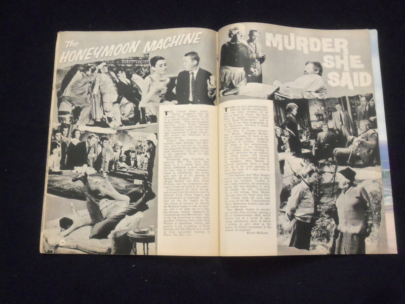 1961 OCTOBER FILM REVIEW MAGAZINE - LESLIE CARON - HORST BUCHHOLZ - J 9700