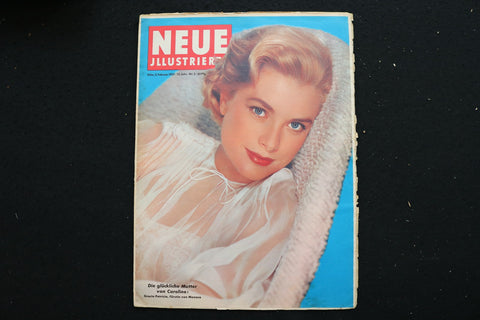1957 FEBRUARY 2 NEUE ILLUSTRIERT MAGAZINE - GRACE KELLY COVER - E 25822