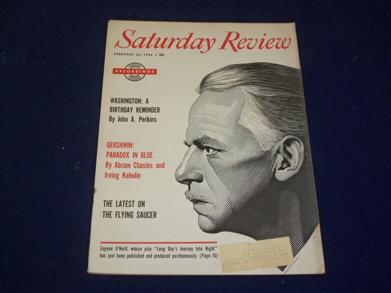 1956 FEBRUARY 25 SATURDAY REVIEW MAGAZINE - EUGENE O'NEILL - SP 9437