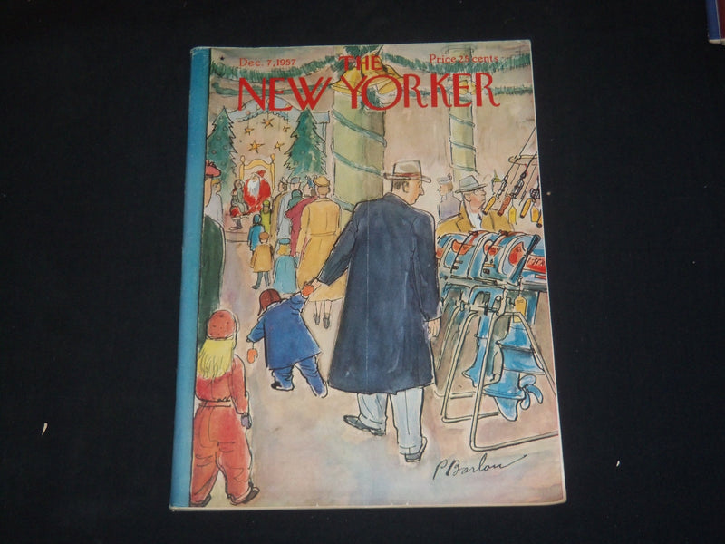 1957 DECEMBER 7 THE NEW YORKER MAGAZINE - ILLUSTRATED COVER - NY 645