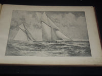 1899 THE CUP RACES FOLIO VOLUME BY L. A. SHAFER - RARE - NICE PHOTOS - Z 259