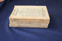 1919-1920 CHEMICAL ABSTRACTS SEMI-WEEKLY MAGAZINE - LOT OF 7 - O 3493