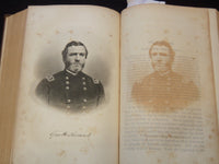 1866 GRANT AND SHERMAN THEIR CAMPAIGNS AND GENERALS VOLUME BY HEADLEY - KD 7867