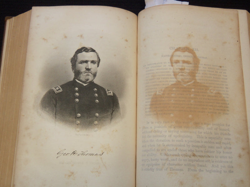 1866 GRANT AND SHERMAN THEIR CAMPAIGNS AND GENERALS VOLUME BY HEADLEY - KD 7867