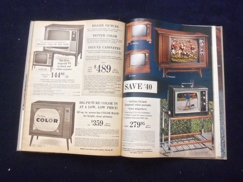 1968 MONTGOMERY WARD 96TH ANNIV. SALE CATALOG -HARDCOVER- KANSAS CITY,MO - R 96H