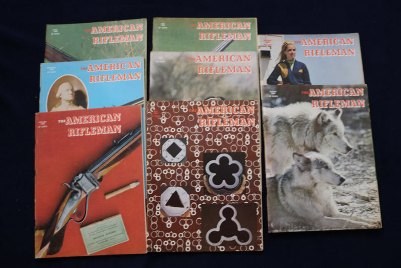 1954-1975 THE AMERICAN RIFLEMAN MAGAZINE - LOT OF 42 - O 3578