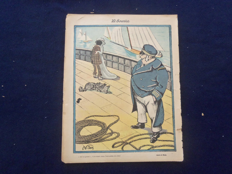 1907 NOV 2 LE SOURIRE MAGAZINE - ILLUSTRATED COMEDY - FRENCH TEXT - SP 4867B