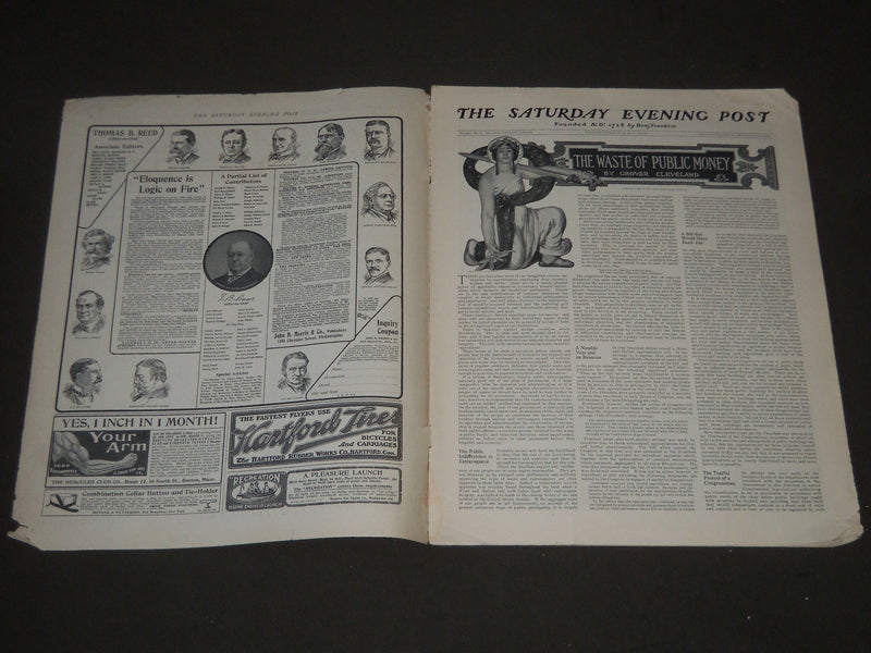 1901 JUNE 1 THE SATURDAY EVENING POST MAGAZINE - ILLUSTRATED COVER - SP 535