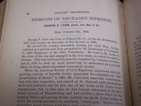 1884-1895 PROCEEDINGS OF AMERICAN SOCIETY CIVIL ENGR VOLUME LOT OF 4 - KD 909J
