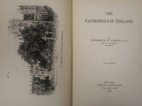 1898 THE CATHEDRALS OF ENGLAND BY FREDERICK FARRAR 1ST & 2ND SERIES - KD 3065