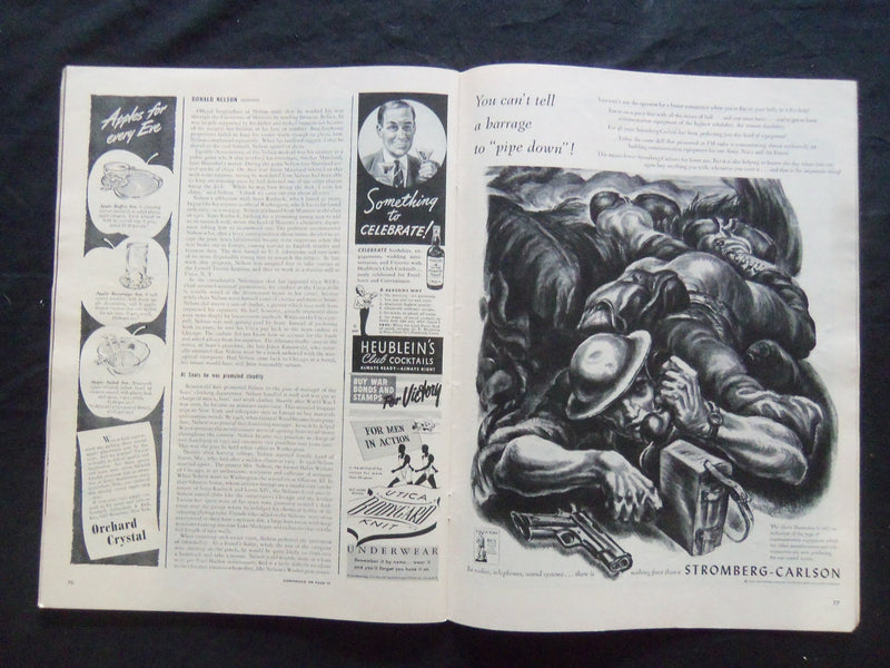 1942 JULY 6 LIFE MAGAZINE - AMERICAN FLAG - L 294
