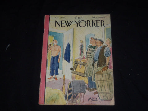 1949 OCTOBER 1 THE NEW YORKER MAGAZINE - ILLUSTRATED COVER - NY 333