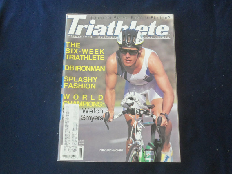 1991 JUNE TRIATHLETE MAGAZINE - DIK ASCHMONEIT - ST 1765H