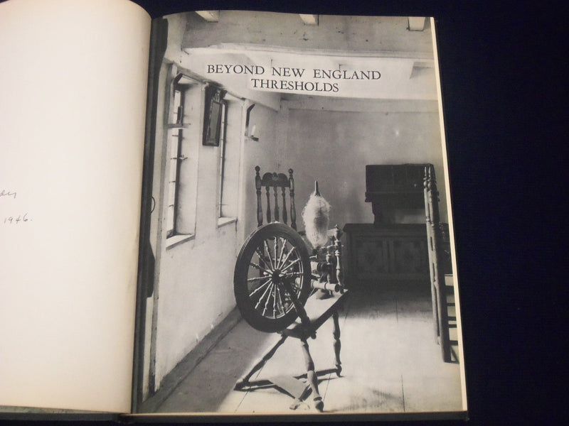 1937 BEYOND NEW ENGLAND THRESHOLDS BY SAMUEL CHAMBERLAIN BOOK - PHOTOS - KD 2867