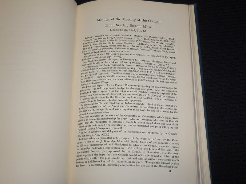 1940-1972 AMERICAN HISTORICAL ASSOCIATION BOUND VOLUMES LOT OF 26 - KD 5O