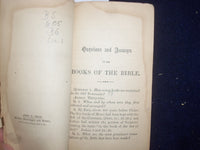 1859 QUESTIONS AND ANSWERS ON THE BOOKS OF THE BIBLE HARDCOVER BOOK - KD 9119