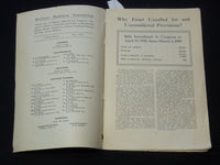 1910-1911 RAILWAY BUSINESS ASSOCIATION BULLETIN LOT OF 3 ISSUES - K 2109