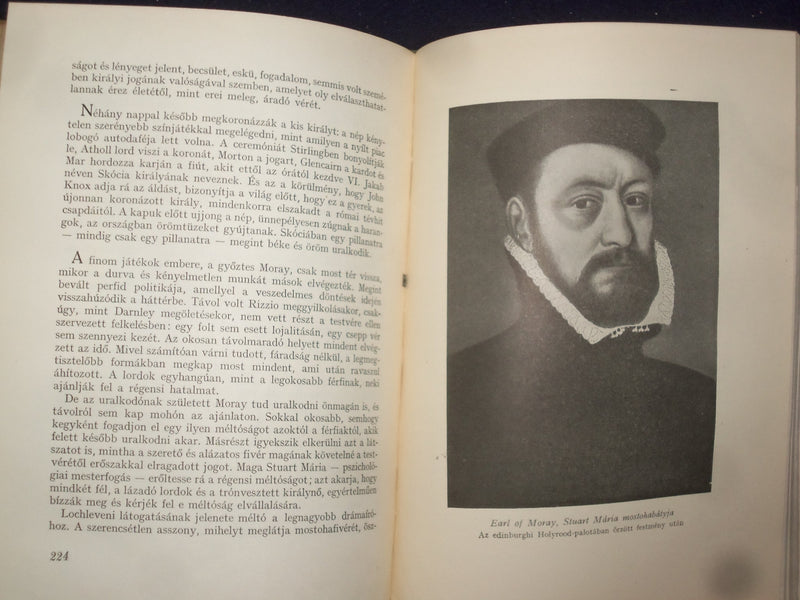 1957 STUART MARIA HARDCOVER BOOK BY STEFAN ZWEIG - HUNGARIAN TEXT - KD 8795