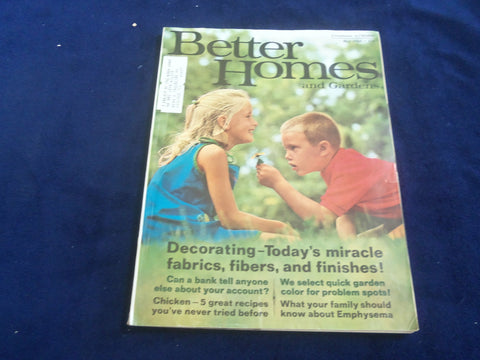 1966 MAY BETTER HOMES AND GARDENS MAGAZINE - NICE COVER, PHOTOS & ADS - ST 4628O