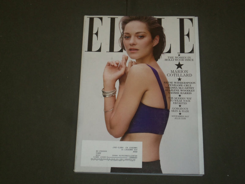 2013 NOVEMBER ELLE MAGAZINE - MARION COTILLARD COVER - B 1912