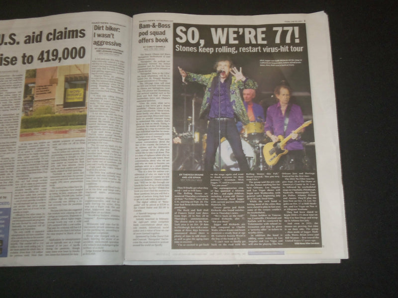 2021 JULY 23 NEW YORK DAILY NEWS NEWSPAPER - NFL: GET VACCINATED OR NO PAY