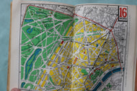 1965 PLAN-GUIDE DE PARIS - SOFTCOVER BOOK - K 2550