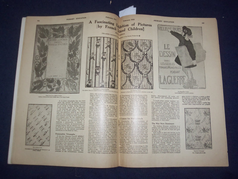 1918 FEBRUARY PRIMARY EDUCATION MAGAZINE - J 9777