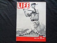 1938 APRIL 25 LIFE MAGAZINE - TOM WINSETT BROOKLYN DODGERS - L 75