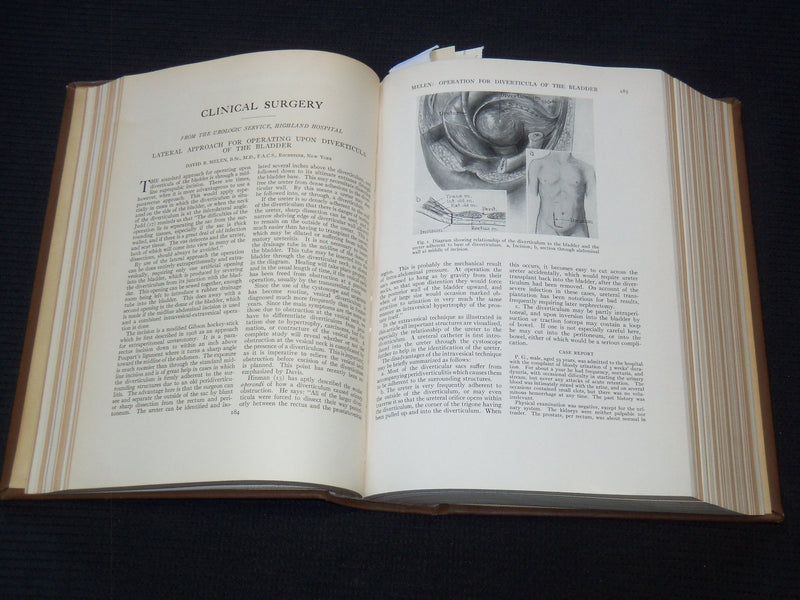1935 JUL-DEC SURGERY, GYNECOLOGY AND OBSTETRICS MAGAZINE BOUND VOLUME -KD 4784B