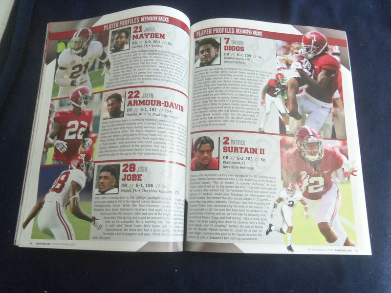 2019BAMATIME MAGAZINE - UNIVERSITY OF ALABAMA - THE ALABAMA FACTOR - SP 1220U