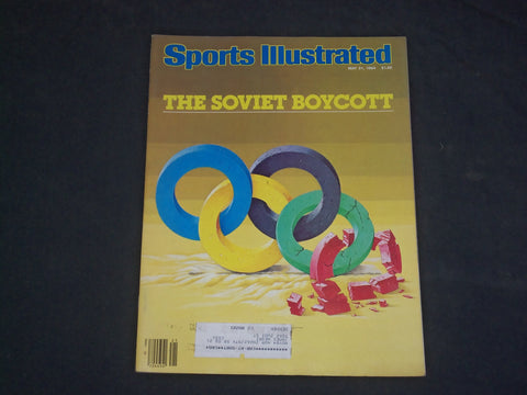 1984 MAY 21 SPORTS ILLUSTRATED MAGAZINE - SOVIET BOYCOTT OF OLYMPICS - SP 9135