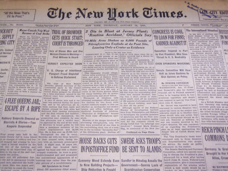 1940 JAN 18 NEW YORK TIMES - LOUIS AND GODOY SIGN FOR TITLE BOOT - NT 2549