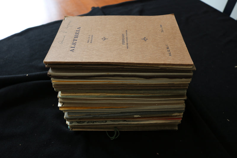 1914-1920 ALETHEIA - CENTRAL HOLINESS UNIVERSITY MAGAZINE - LOT OF 54 - O 3704