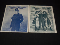 1904 PARIS QUI CHANTE REVUE ILLUSTREE MAGAZINE LOT OF 26 ISSUES - O 3442C
