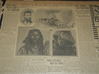 1909 SEPT 10 THE BOSTON HERALD - HARRIMAN DIES AFTER GAME FIGHT FOR LIFE- BH 201