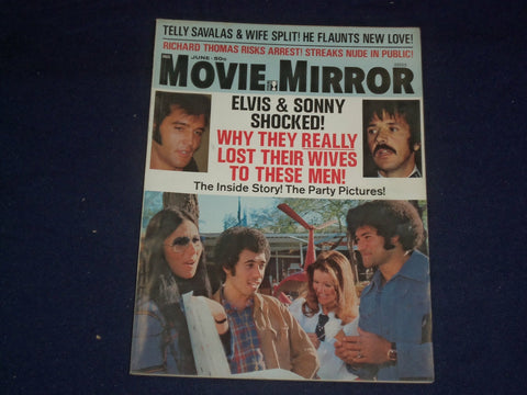 1974 JUNE MOVIE MIRROR MAGAZINE - ELVIS PRESLEY - PHOTOS & STORIES - ST 6223