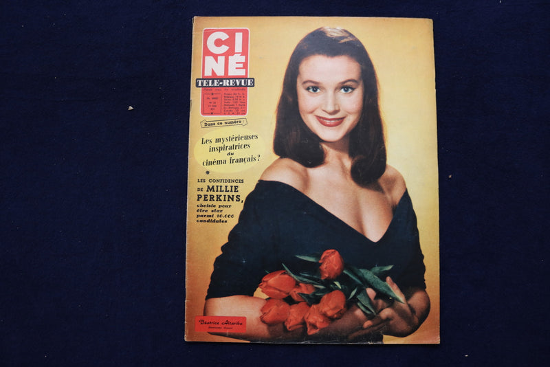 1959 JUNE 12 CINE TELE-REVUE MAGAZINE - BEATRICE ALTARIBA COVER - E 22027