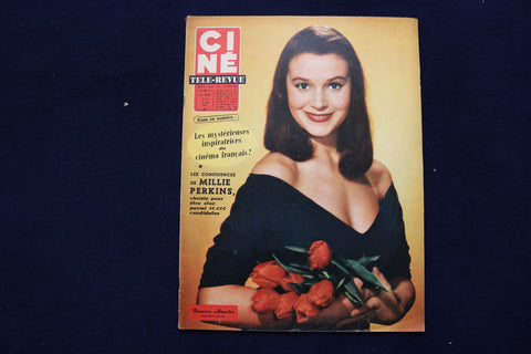 1959 JUNE 12 CINE TELE-REVUE MAGAZINE - BEATRICE ALTARIBA COVER - E 22027
