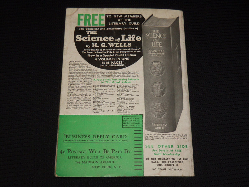 1934 NOVEMBER GOLDEN BOOK MAGAZINE - JACK LONDON - DREISER - BALZAC - K 20