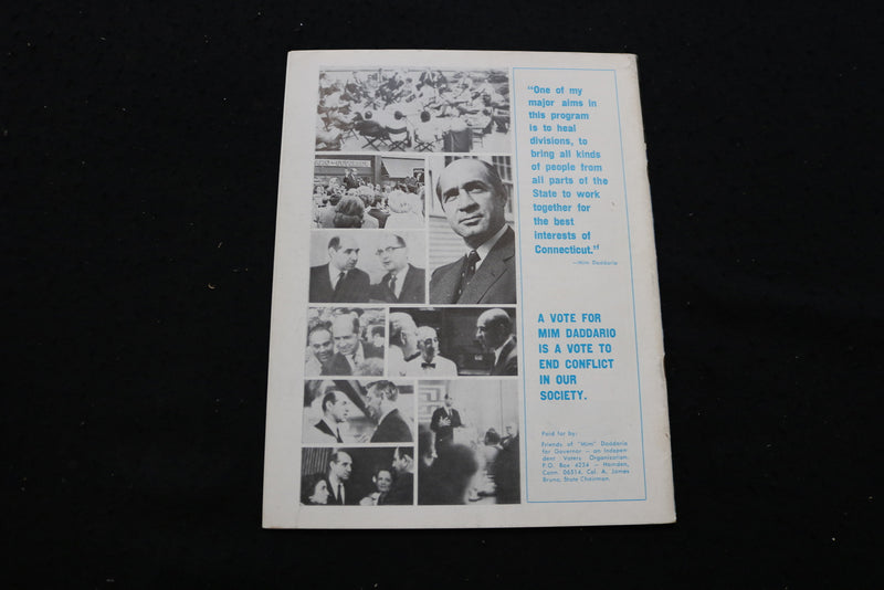 1970 SEP-OCT CONNECTICUT CIRCLE MAGAZINE - ELECTION - 1970 COVER - SP 4176F