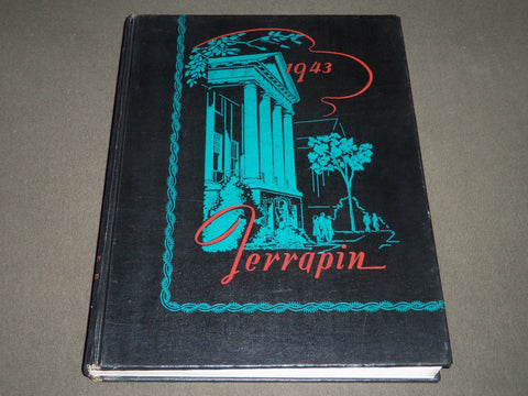 1943 TERRAPIN UNIVERSITY OF MARYLAND COLLEGE YEARBOOK - GREAT PHOTOS - YB 1172