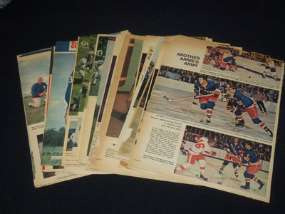 1950'S-1960'S SUNDAY COLOROTO MAGAZINE PHOTOS - 27 PIECES - SPORTS - NP 9181