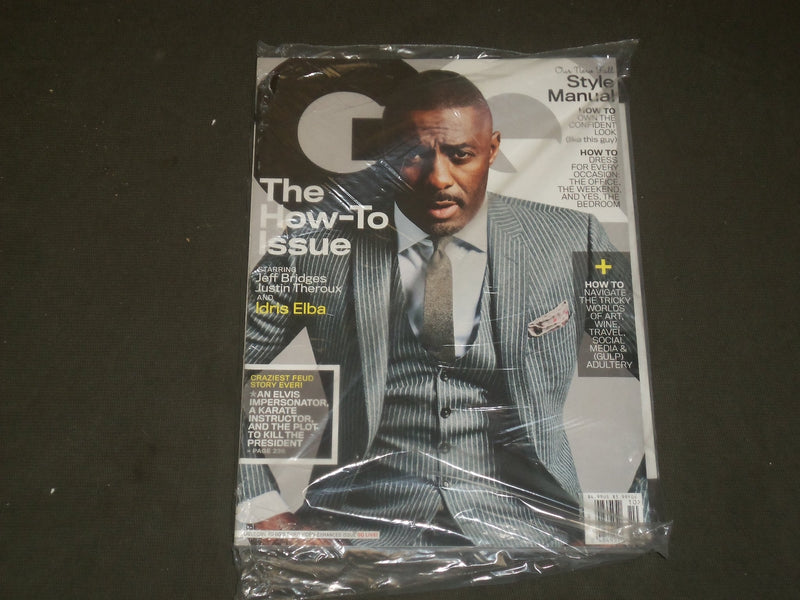2013 OCTOBER GQ MAGAZINE - IDRIS ELBA COVER - B 2857